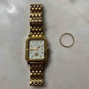 Gold Tory Burch Robinson Watch